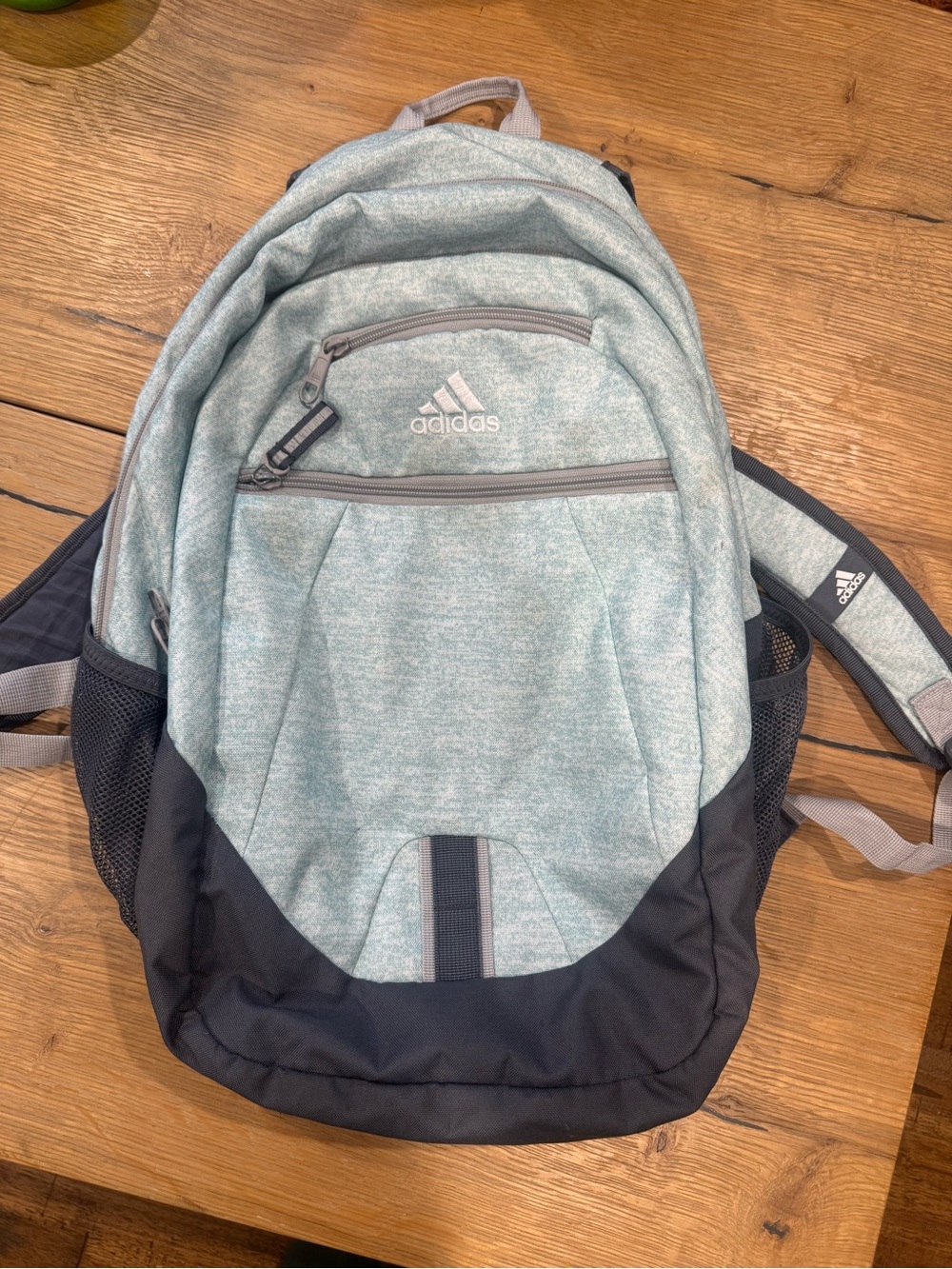 adidas Teal Heather and Black Casual Backpack